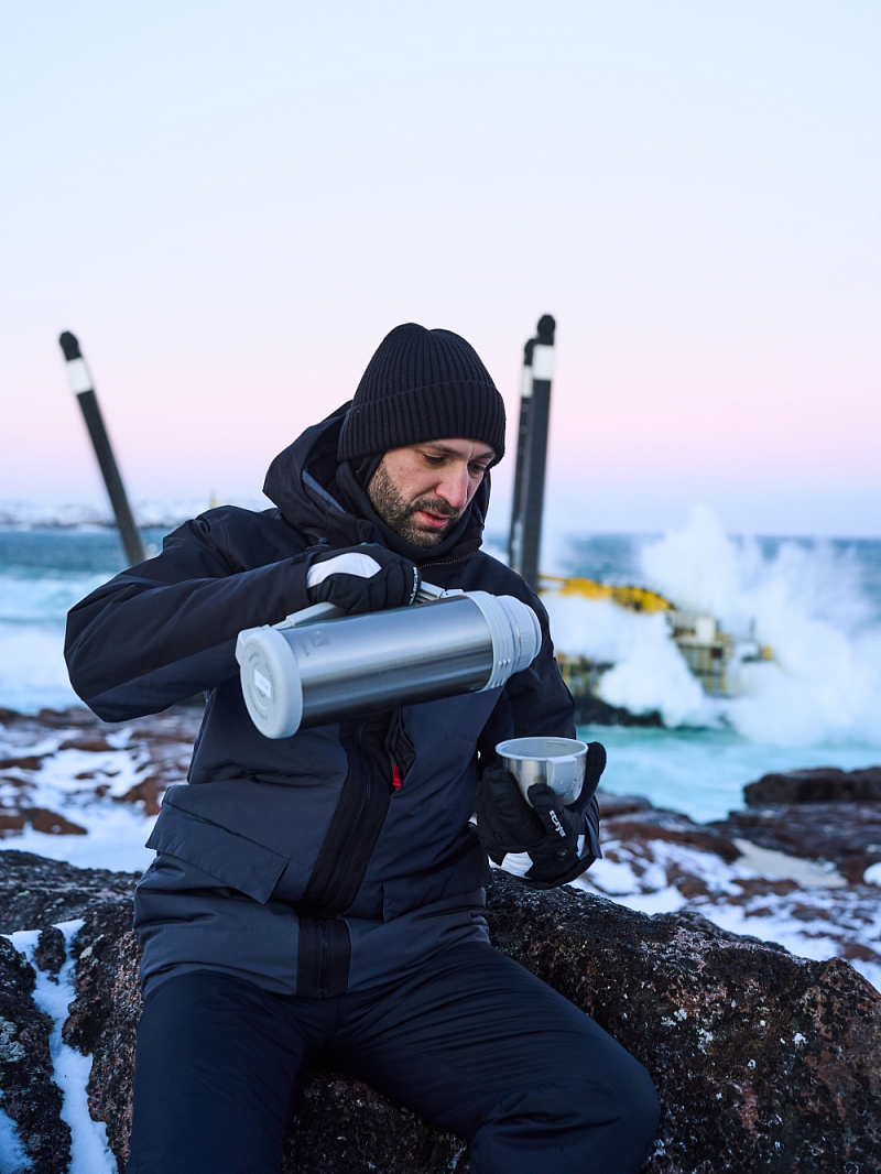 Термос 2л серии 205 стальной универсальный с лаковым покрытием - 4