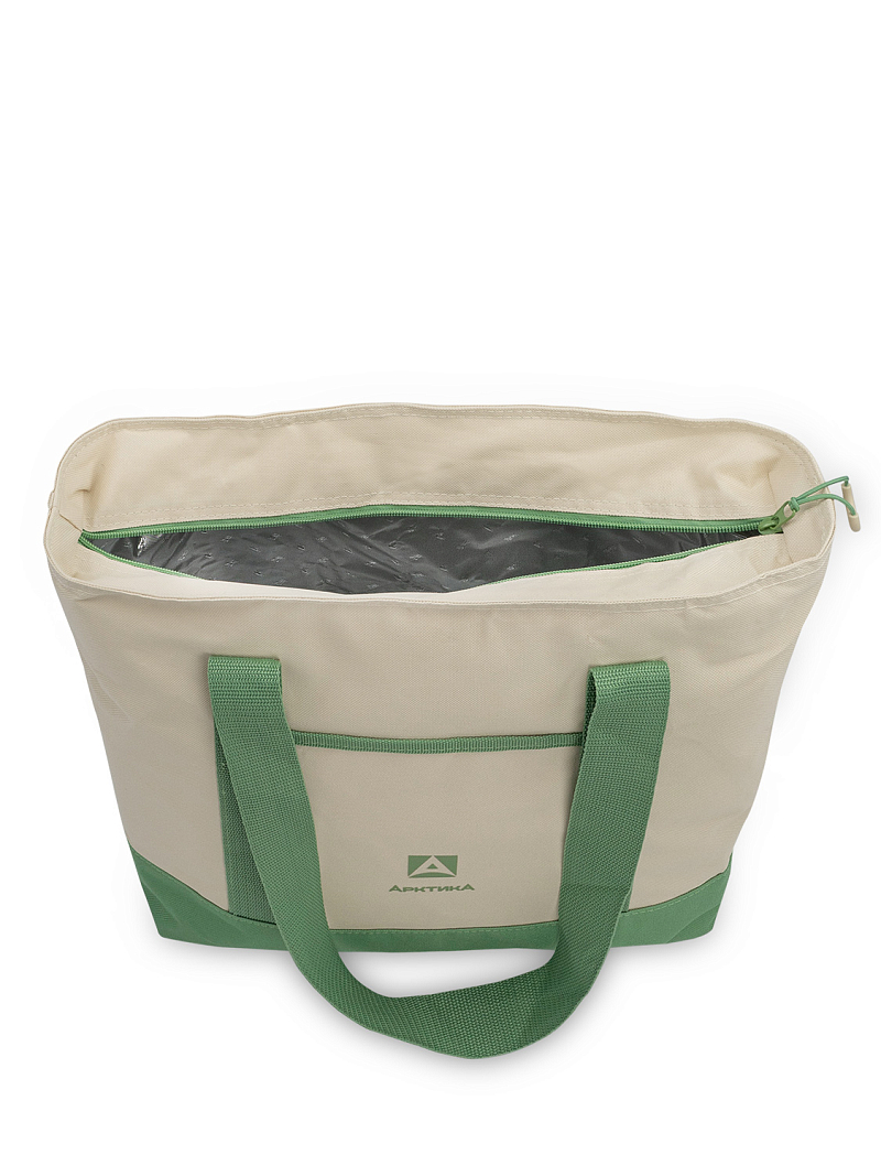 Термосумка-шоппер 17.5л серии 3400 зелёная - 3