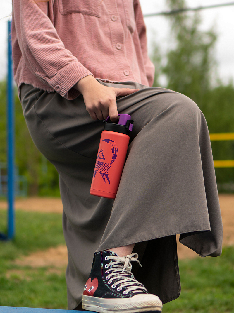 Термокружка 0.5л серии 702 «Сититерм» «Лиса» (уценка) - 4