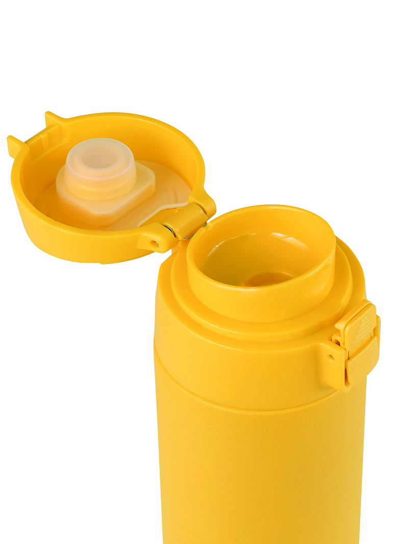 Термокружка 0.5л серии 705 жёлтая текстурная - 7