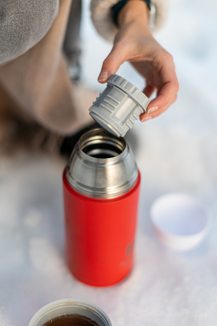  Термос 0.75л серии 105 красный с узким горлом - 6