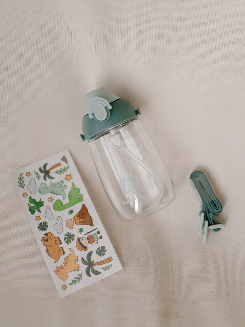 Тритановая бутылка 0.48л серии 730 «Хвоя» с наклейками - 6