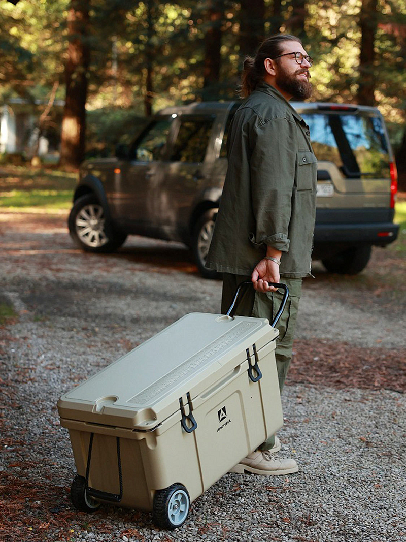 Бежевый термоконтейнер 2600 на 75 литров - 8