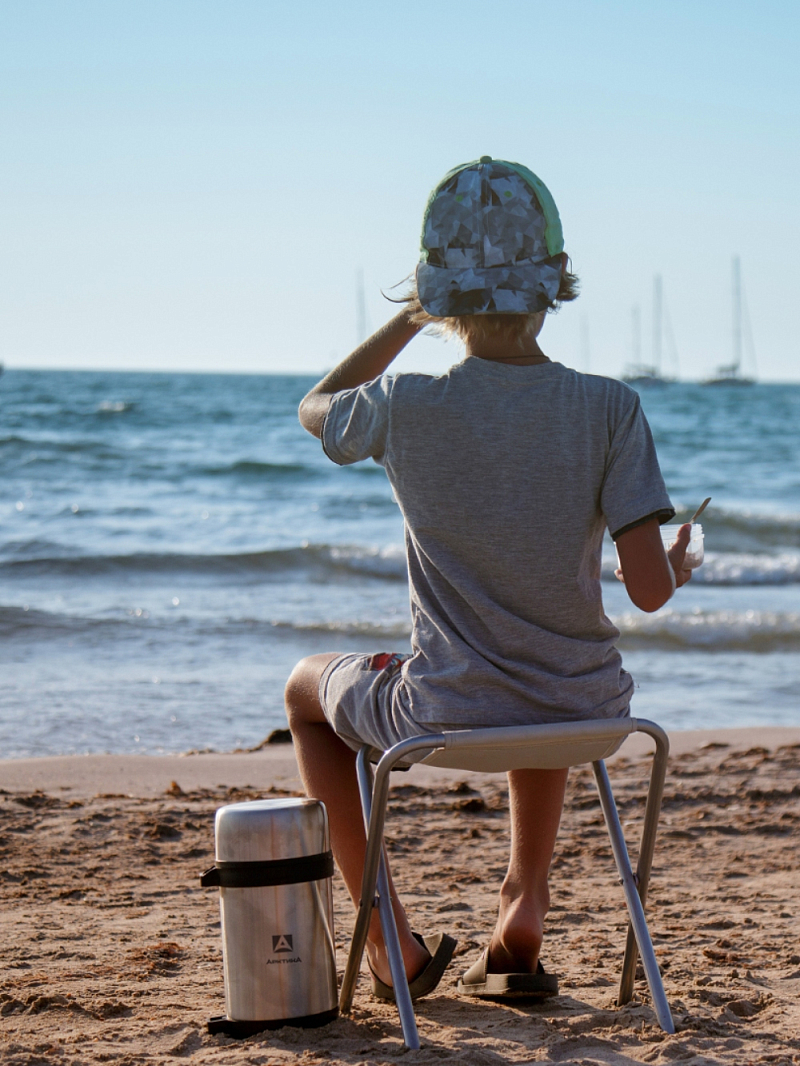 Термос 1.5л серии 403 для еды стальной с контейнерами - 2